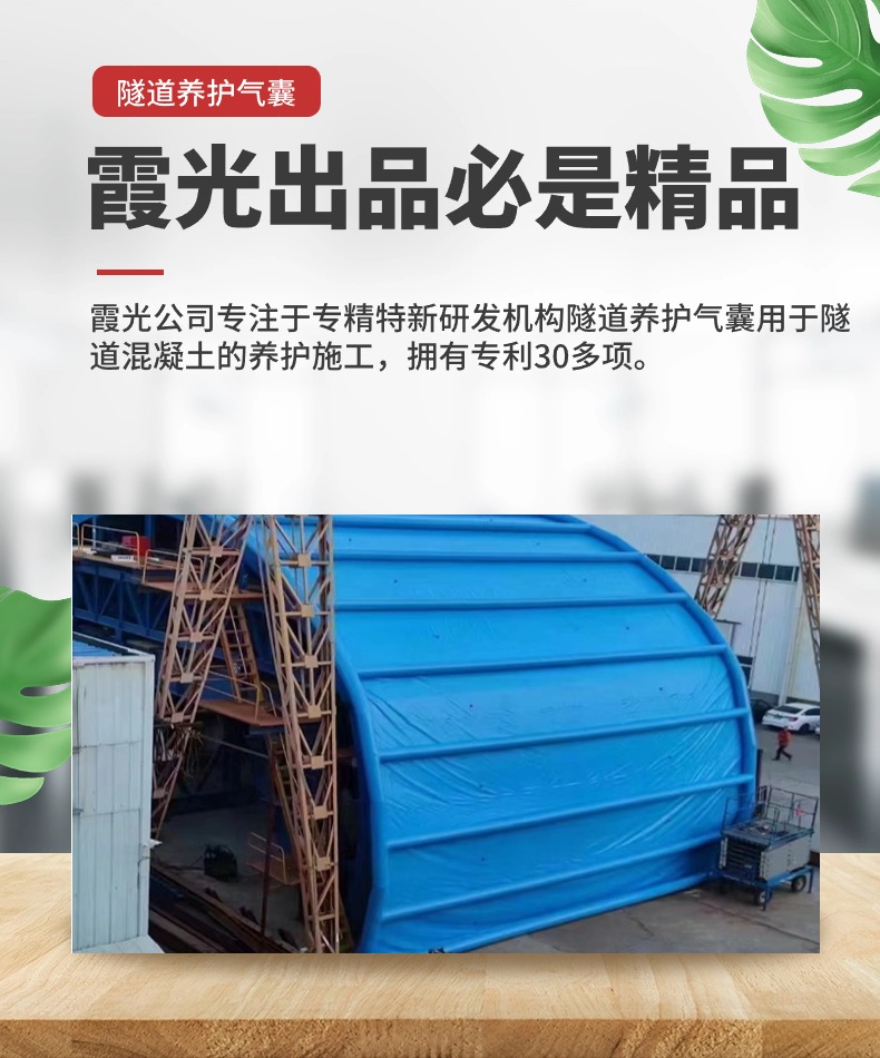 奉节高温保湿隧道混凝土养护 高温蒸汽隧道混凝土养护 充气隧道拱